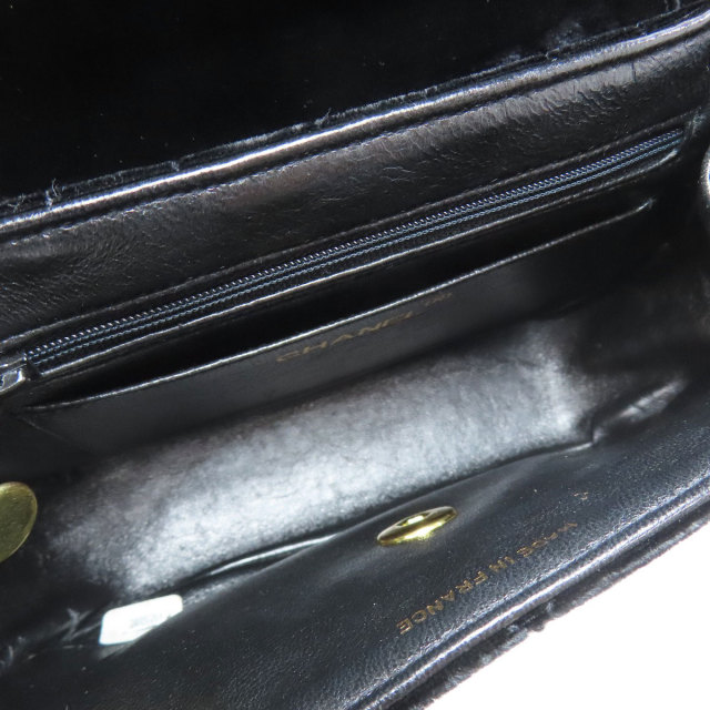 CHANEL シャネル ココマーク ゴールド金具 ショルダーバッグ ベロア