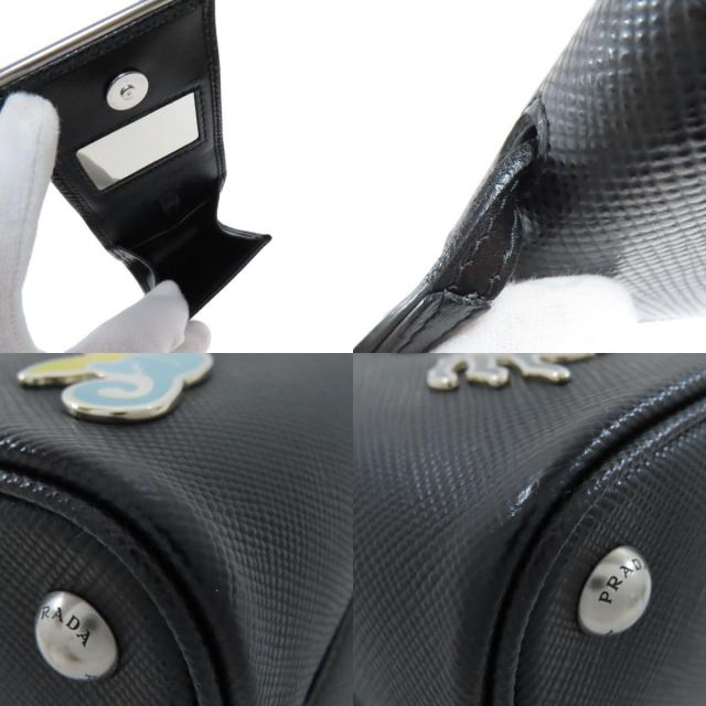 PRADA プラダ ピンバッジ ラビット リップ 2WAY ハンドバッグ