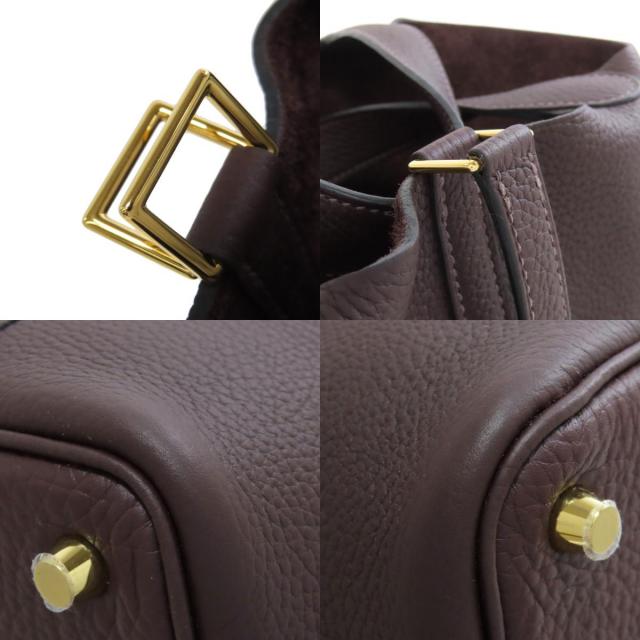 HERMES エルメス ピコタンロックPM ゴールド金具 ハンドバッグ