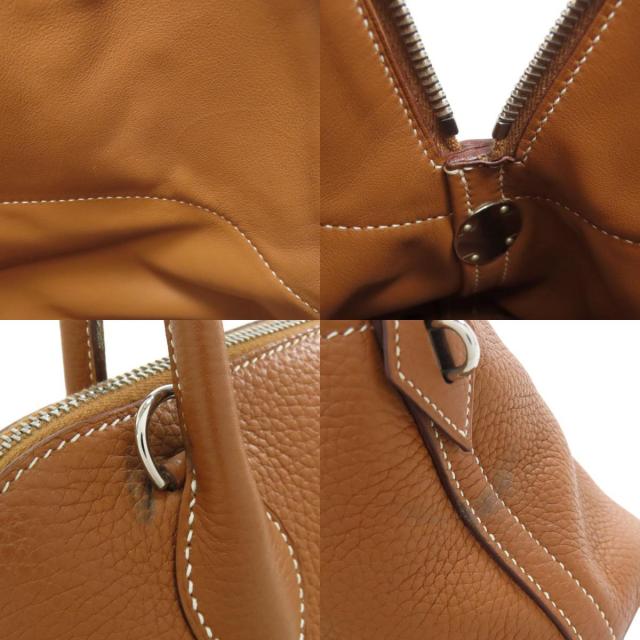 【HERMES】ボリード31/ゴールド/シルバー金具 エルメス ボリード31 ゴールド トリヨンクレマンス シルバー金具
