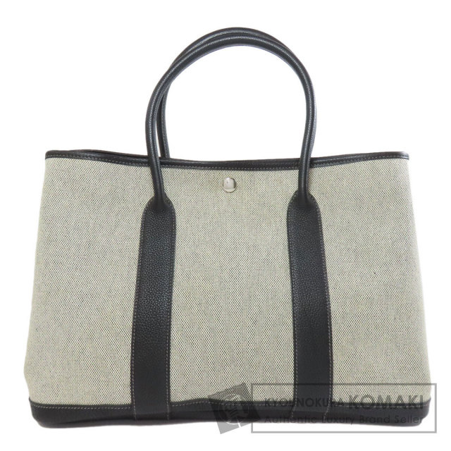 さらばHERMES ガーデンパーティ PMトートバッグ トワルアッシュ✨ HERMES エルメス ガーデンパーティPM トートバッグ トワル
