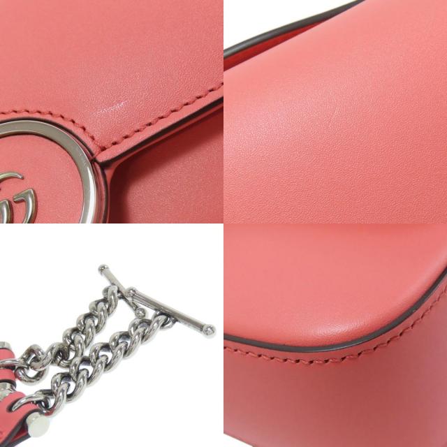 グッチ ショルダーバッグ ダブルGロゴ ミニチェーンショルダー 2WAY