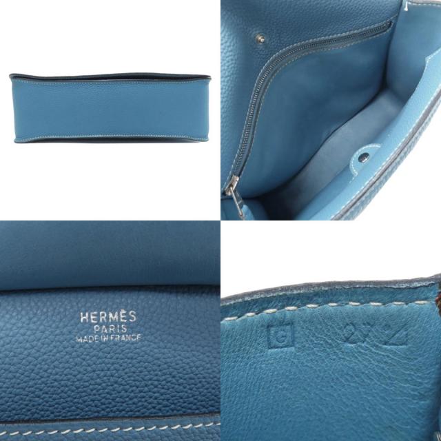 HERMES エルメス シンプルデザイン ブルージーン ショルダー