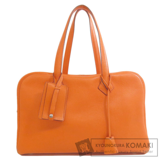 HERMES エルメス ヴィクトリアエラン シルバー金具 トートバッグ