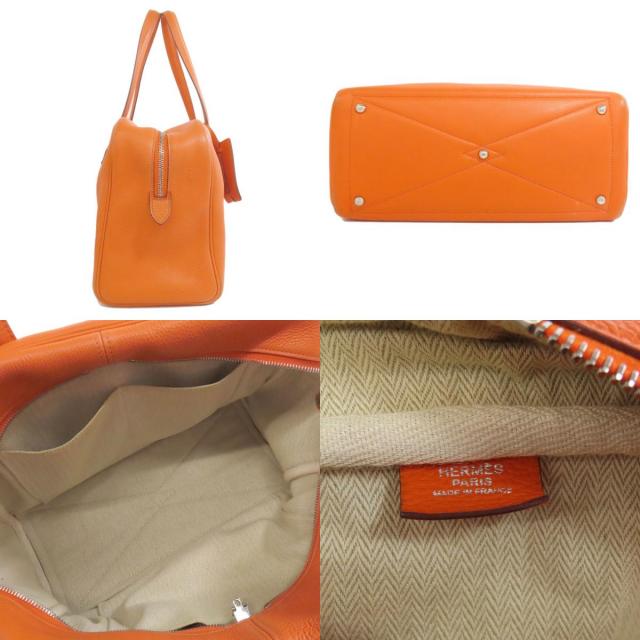 HERMES エルメス ヴィクトリアエラン シルバー金具 トートバッグ