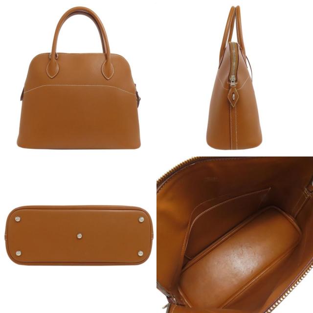 HERMES エルメス ボリード31 ゴールド エプソン □M シルバー金具 HERMES エルメス ボリード31 ゴールド エプソン □M シルバー