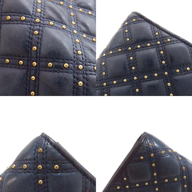 CHANEL シャネル スタッズ ココマーク ゴールド金具 長財布（小銭入れ