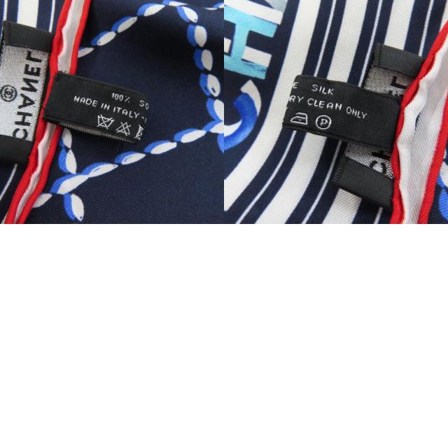 ★かっわいい！マトラッセデザイン★【CHANEL】シルク スカーフ CHANEL シャネル マトラッセ バッグモチーフ スカーフ シルク