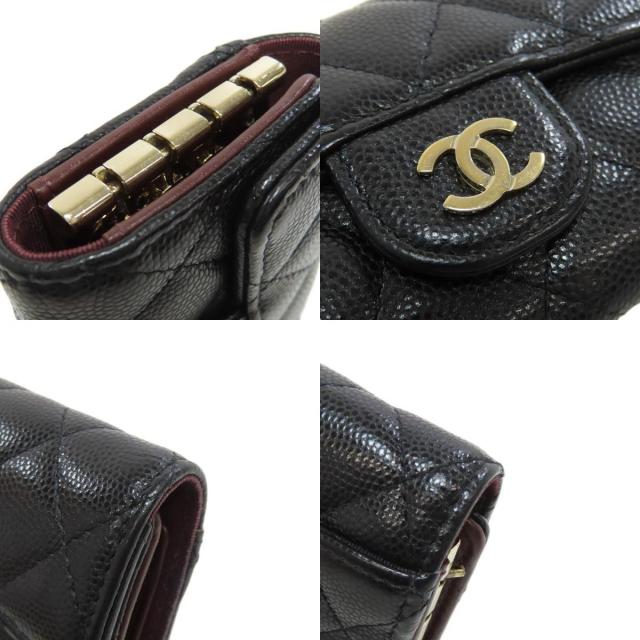 CHANEL シャネル マトラッセ キーケース レッド　ゴールド金具 CHANEL シャネル マトラッセ キーケース レッドゴールド金具