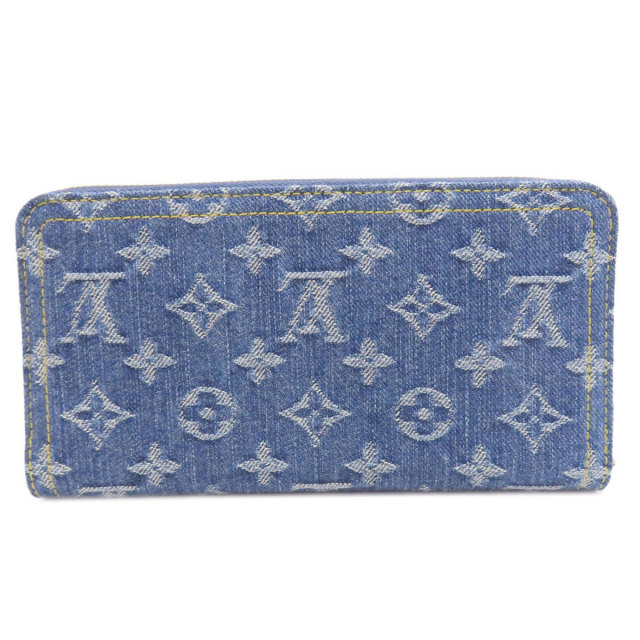 未使用級　IC搭載　 箱袋　ヴィトン ジャガード デニム ジッピーウォレット LOUIS VUITTON ルイヴィトン M23161 LVxTM ジッピー・ウォレット