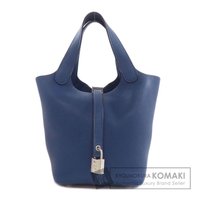 【超美品】 エルメス □H刻印 ピコタン MM ブルージーン トリヨン #76 超美品】 エルメス □H刻印 ピコタン MM ブルージーン トリヨン