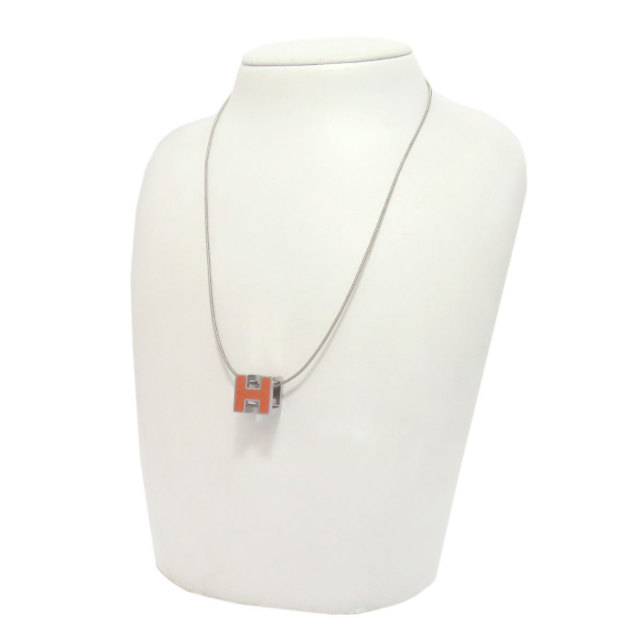 Hermès エルメスHネックレス HERMES エルメス ネックレス ペンダント ポップH ブラック