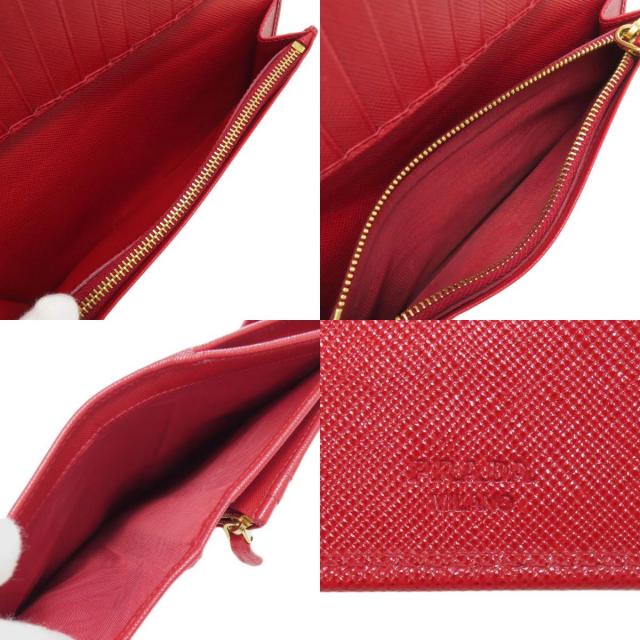 PRADA プラダ ロゴ金具 長財布（小銭入れあり） サフィアーノ
