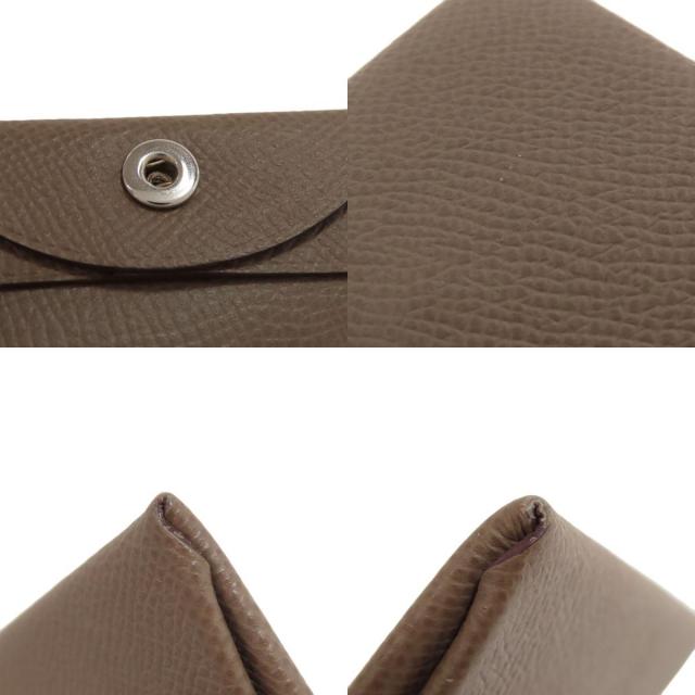 HERMES エルメス バスティア エトープ シルバー金具 コイン