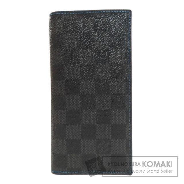 【美品】ルイヴィトン ダミエグラフィット ミュルティプル 二つ折り財布 ブラック LOUIS VUITTON ルイヴィトン N62663 ポルトフォイユ