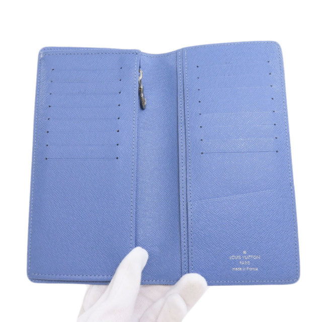 ルイヴィトン M30757 タイガラマ ポルトフォイユ ブラザ ブルー長財布 ルイ・ヴィトンスーパーコピー ポルトフォイユ・ブラザ NM タイガラマ