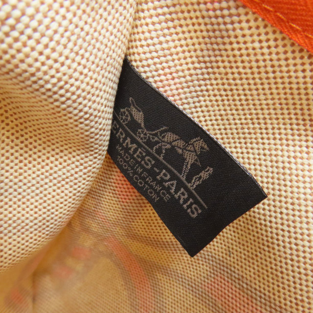 HERMES エルメス ロゴ アクセサリーポーチ キャンバス レディース  