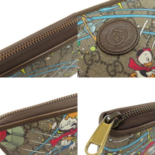 GUCCI グッチ 647940 ラウンドファスナー ディズニー ドナルド