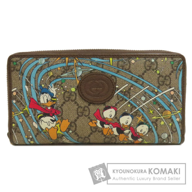 GUCCI グッチ 647940 ラウンドファスナー ディズニー ドナルド