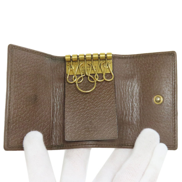 GUCCI グッチ 603732 オフディア GG ダブルG キーケース レザー