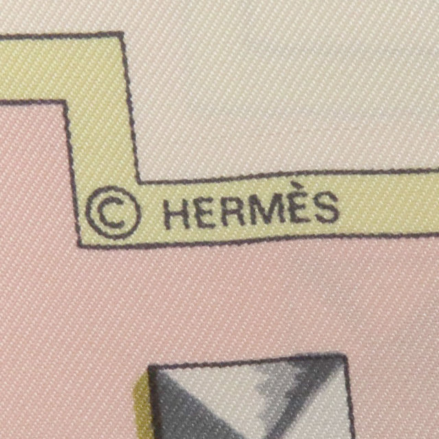D　HERMES エルメス カレ90 図面や記号 スカーフ　シルク D様専用 HERMES エルメス カレ90 図面や記号 スカーフ シルク