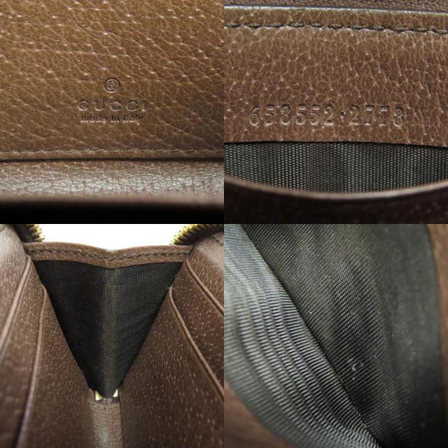 GUCCI グッチ 653552 オフディア GG ダブルG カードケース レザー/PVC  