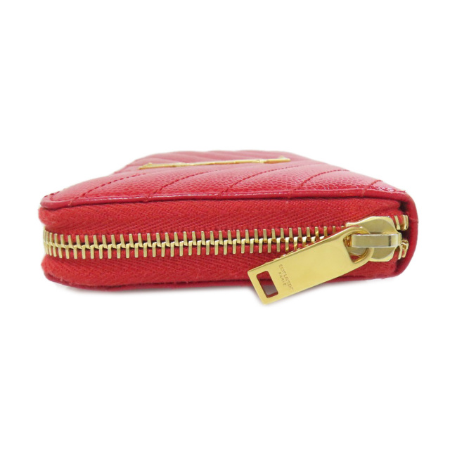 SAINT LAURENT サンローラン Vステッチ ロゴ 長財布（小銭入れあり 