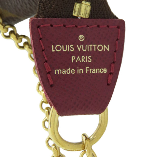 LOUIS VUITTON アクセソワール ミニポシェット ラベル M63798 モノグラム ミニポシェットアクセソワール ラベルコレクション