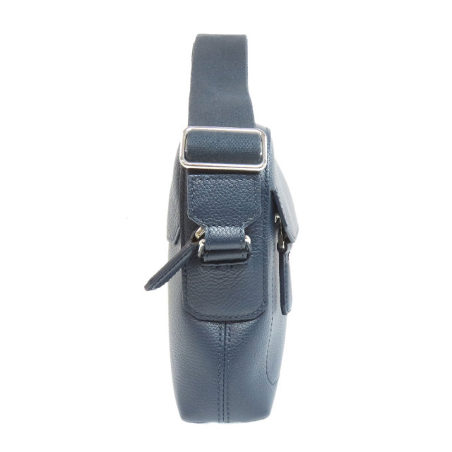 【りいさ】ダンヒル Dunhill ショルダーバッグ レザー ネイビー Dunhill ダンヒル ロゴ ショルダーバッグ レザー レディース