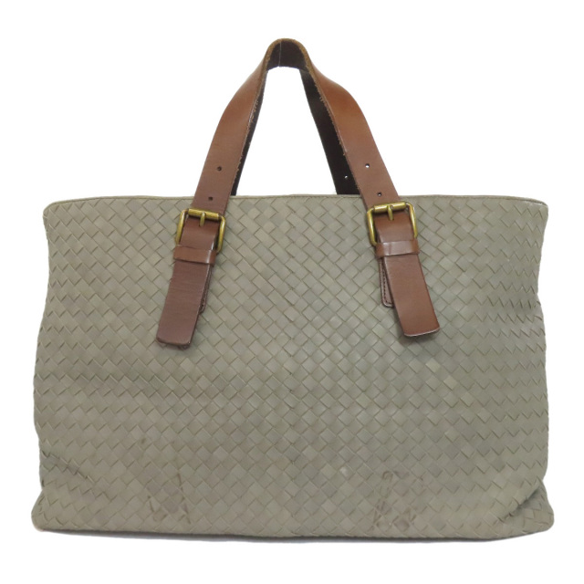 【ホノルル】ボッテガヴェネタ トートバッグ イントレチャート グレー BOTTEGA VENETA(ボッテガヴェネタ) / トートバッグ/ナイロン