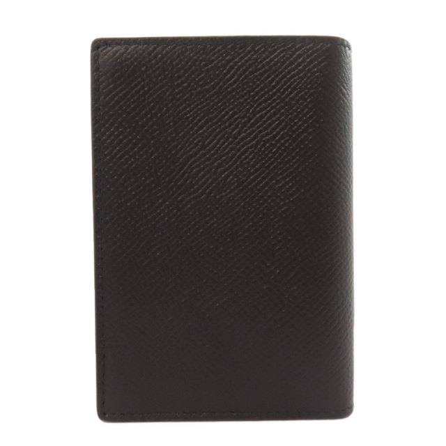 【未使用品】dunhill 名刺入れ 黒 レザー Dunhill ダンヒル 名刺入れ カードケース レザー メンズ [中古