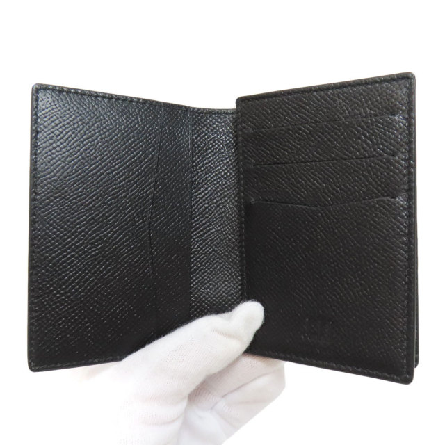 dunhill 黒 レザー 名刺入れ dunhill ダンヒル 名刺入れ メンズ ブランド カードケース 革