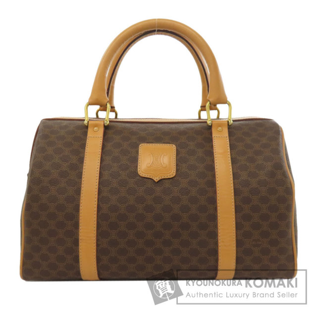 【美品】CELINE セリーヌ マカダム柄 PVC×レザー ハンドバッグ トート CELINE セリーヌ マカダム柄 トートバッグ PVC/レザー