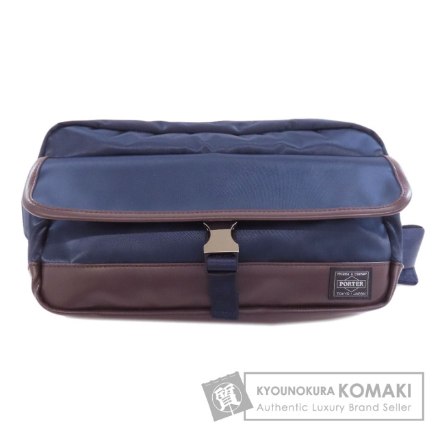 PORTER ポーター ロゴ ボディバッグ ナイロン素材 レディース [中古  