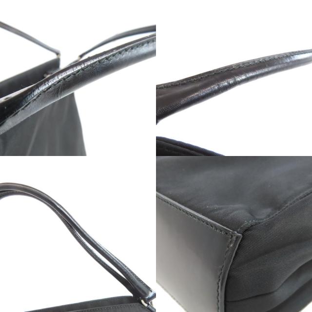 PRADA プラダ B11091 ロゴ金具 ハンドバッグ ナイロン素材 レディース