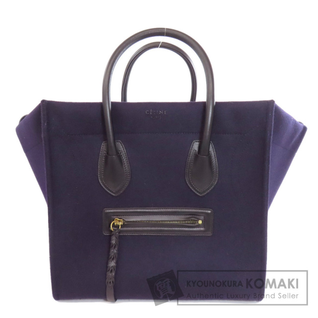 CELINE セリーヌ ラゲージ ファントム ハンドバッグ フェルト