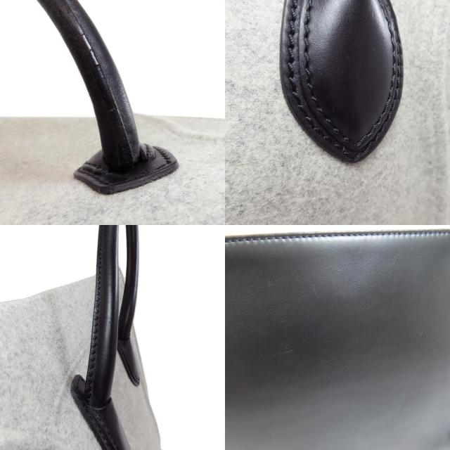 極美品　セリーヌ　ハンドバッグ　ラゲージファントム　フェルト　フィービー期 CELINE セリーヌ ラゲージ ファントム ハンドバッグ フェルト