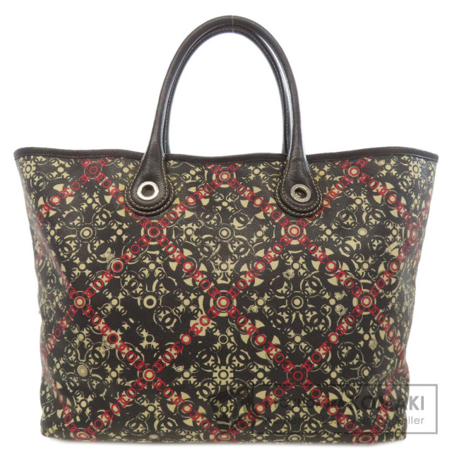 HERMES エルメス フールトゥカバス ハンドバッグ キャンバス
