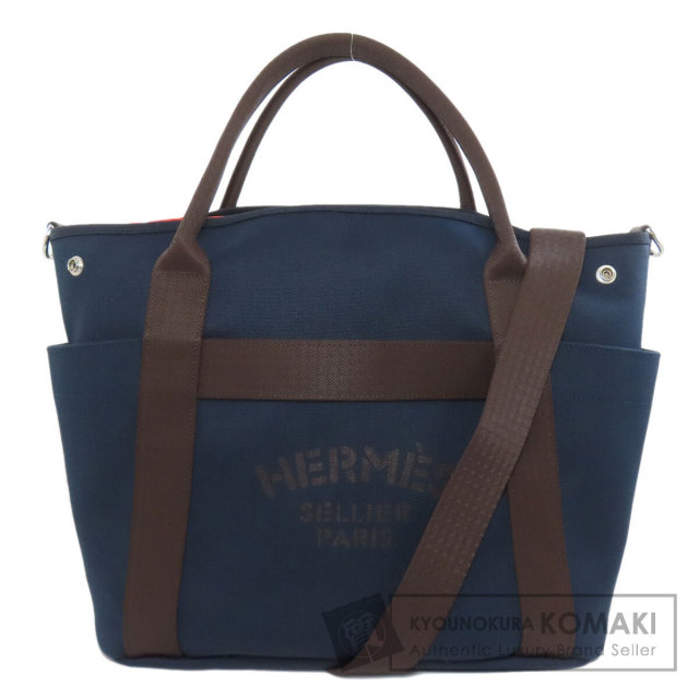 【極美品】エルメス カリカット トートバッグ カバス L刻印トワルデニムカヌレ 極美品】エルメス カリカット トートバッグ カバス L刻印トワル