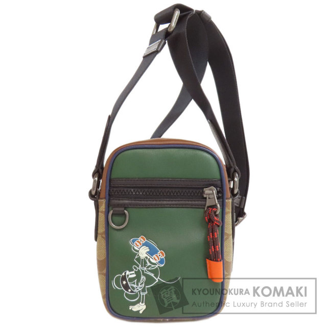 【美品】COACH メッセンジャーバッグ ショルダーバッグ PVCレザー COACH コーチ CH252 ローガン メッセンジャー ショルダーバッグ