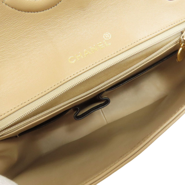 シャネル マトラッセ チェーンショルダー バッグ 超美品 ゴールド金具【鑑定済】 CHANEL シャネル チェーンショルダー マトラッセ ゴールド金具