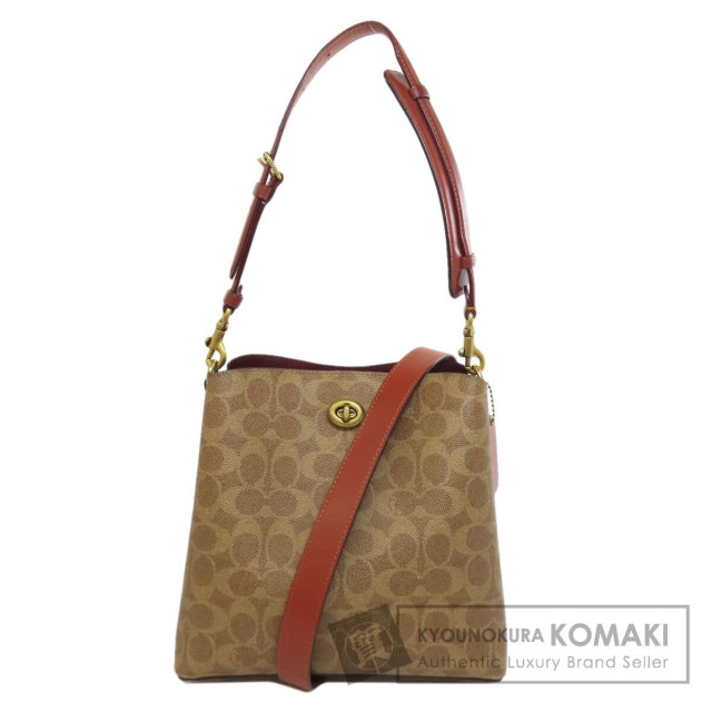 COACH コーチ C8141 シグネチャー ショルダーバッグ PVC