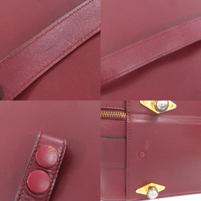 【美品/希少】カルティエ ボストンバッグ 肩掛け マストライン カデナ 鍵付 Cartier カルティエ ボストンバッグ マストライン カデナ 南京錠