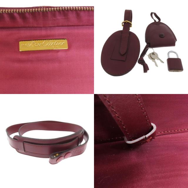 Cartier カルティエ 2way ボストンバッグ レザー マストライン CARTIER カルティエ マストライン 2WAY ボストンバッグ レザー
