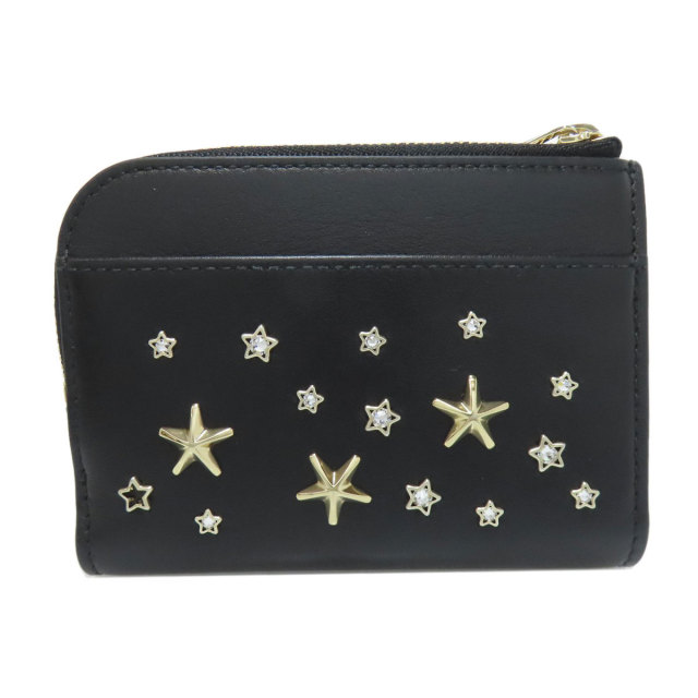 未使用展示品　JIMMY CHOO ジミーチュウ 2つ折り財布 札入れ Jimmy Choo ジミーチュウ 三つ折り ミニウォレット スター
