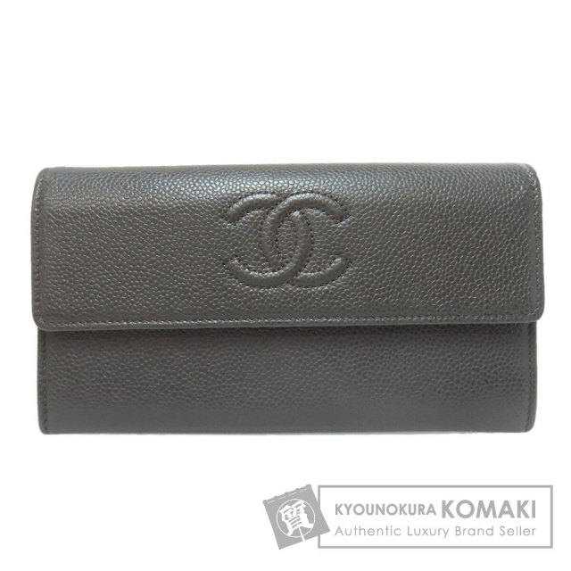 美品　シャネル カメリア エンボス　小銭入れ　財布　ココマーク　マトラッセ CHANEL シャネル カメリア ココマーク シルバー金具 長財布