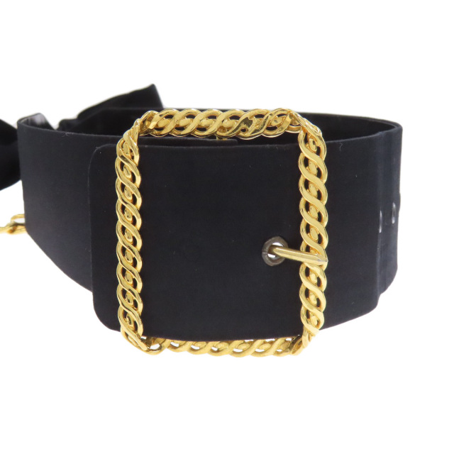 CHANEL シャネル リボン ベルト サテン メンズ [中古] ブランド