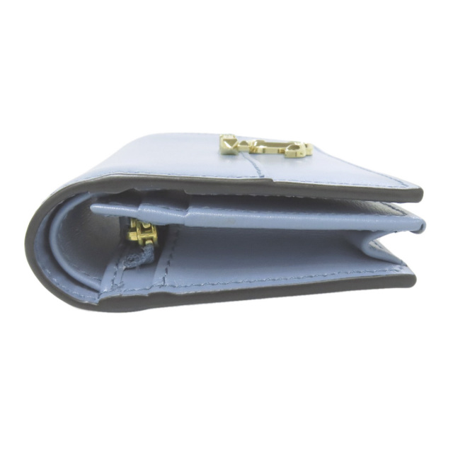 Jimmy Choo ジミーチュウ ロゴ 二つ折り財布（小銭入れあり） カーフ  