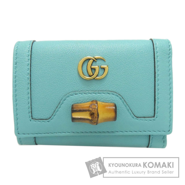 GUCCI グッチ 658633 ダイアナ バンブー コンパクトウォレット
