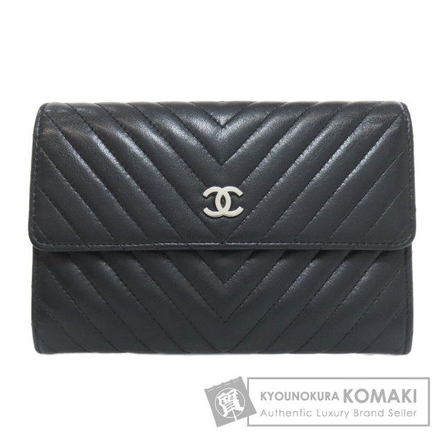 CHANEL カンボンラインコンパクト財布 カンボンライン・コンパクトウォレット/質屋 さのや ブランド
